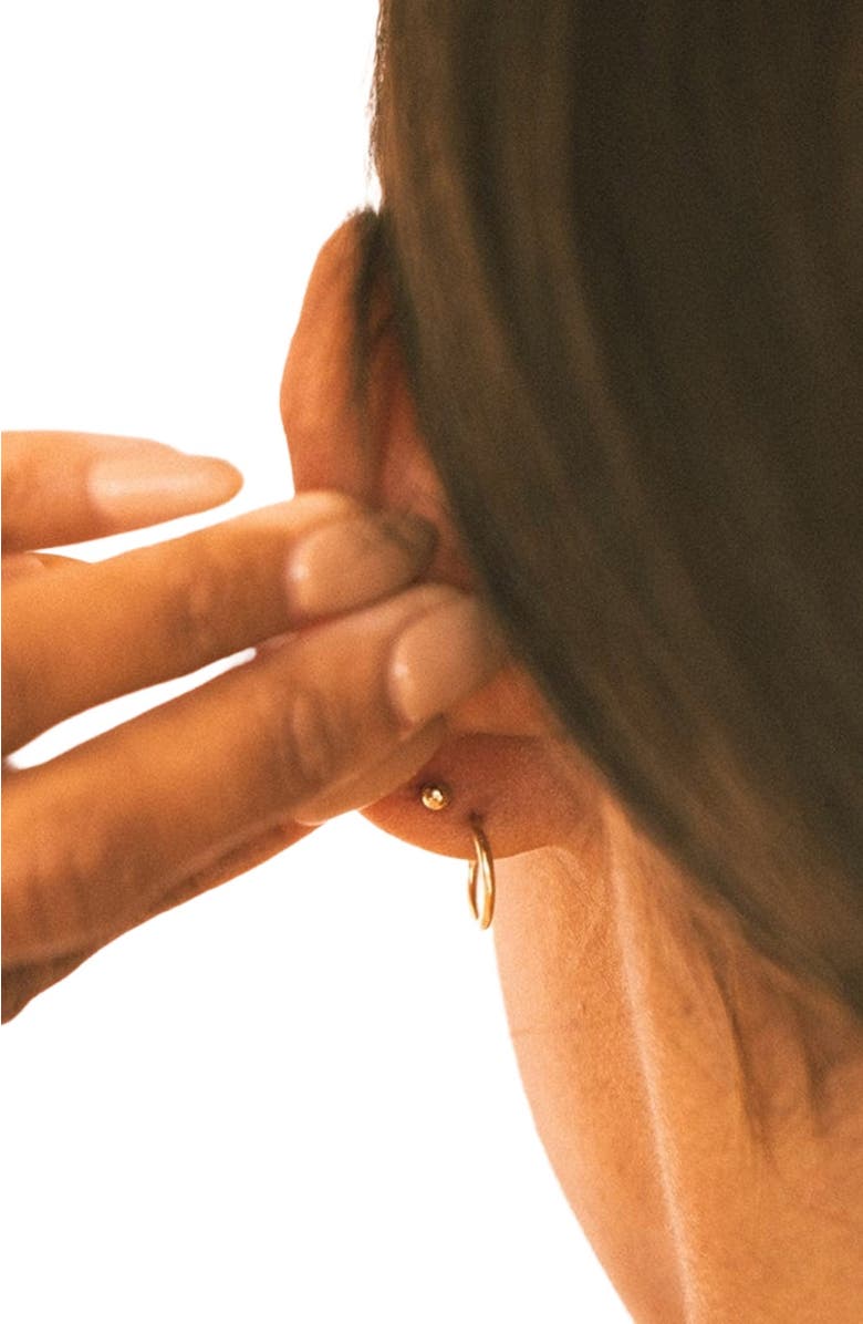 MADE BY MARY Live In Hoops Trio Set, Alternate, color, Silver