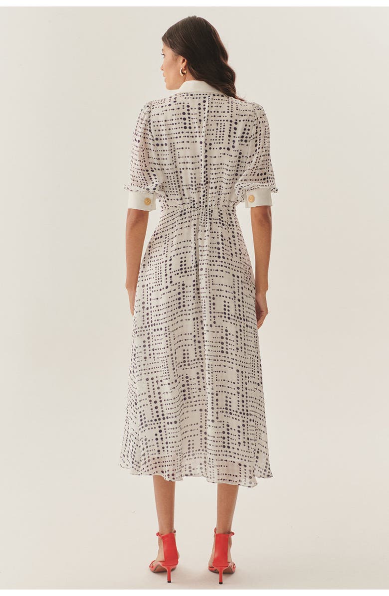 Exquise Sawyer Midi Dress, Alternate, color, Blue-White