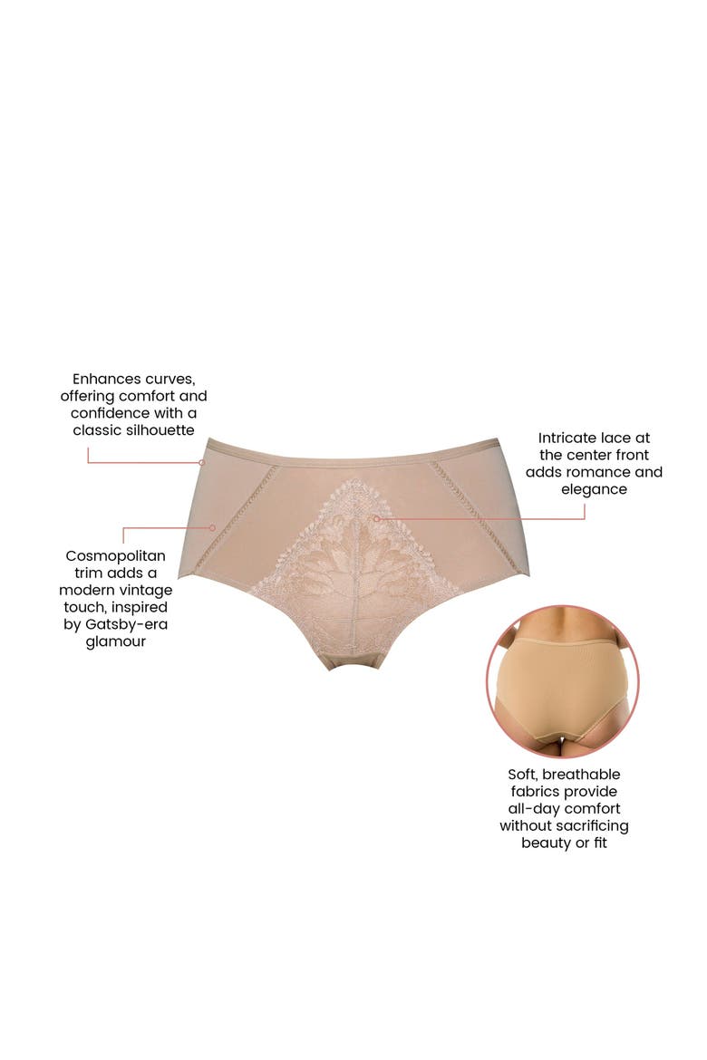 Charlene High Waist Brief, Alternate, color, Warm Sand