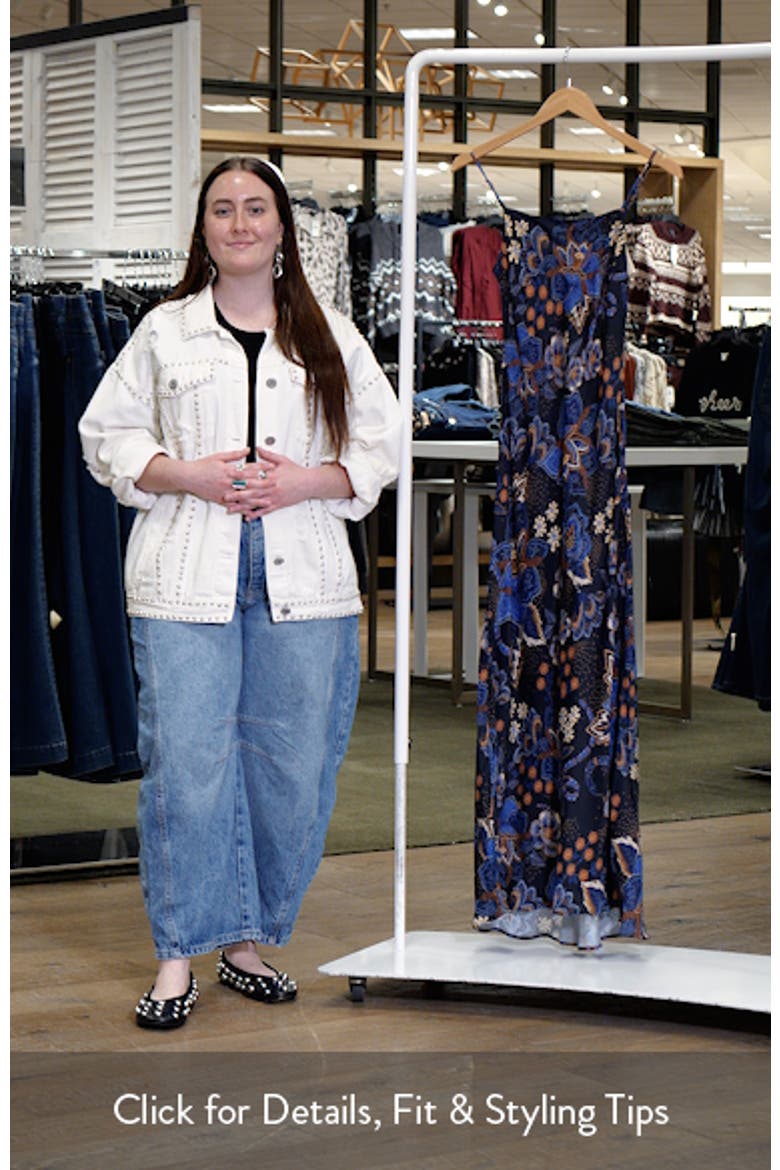 Snakes Bouquet Maxi Slip Dress video