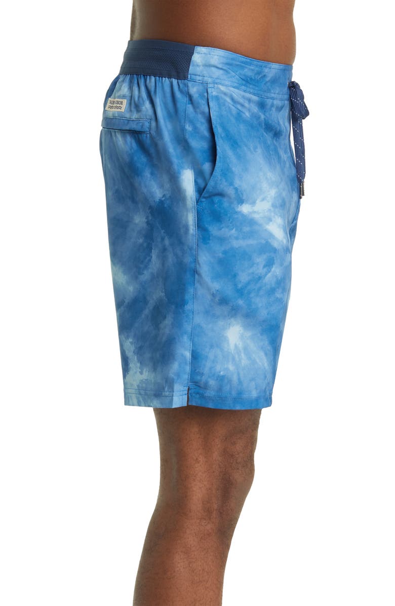 Fair Harbor The Ozone Water Repellent Board Shorts, Alternate, color, Clark Blue