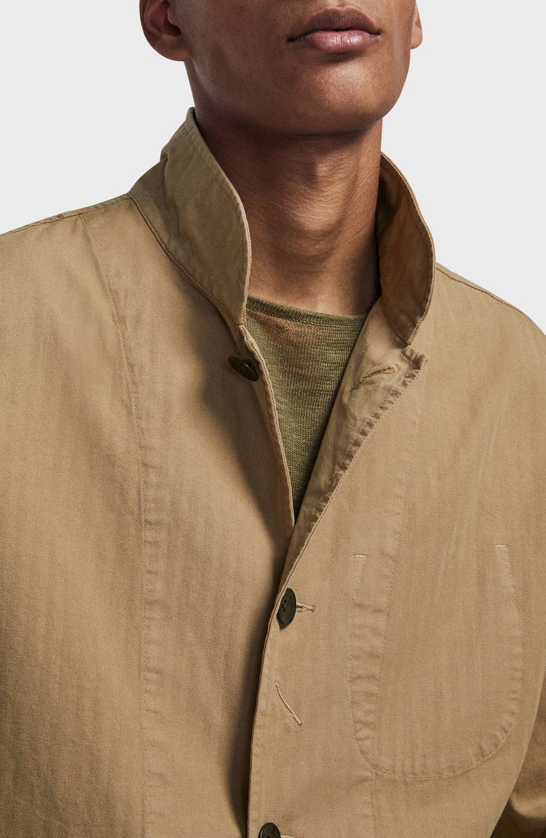 rag & bone Jasper Cotton & Linen Jacket, Alternate, color,
