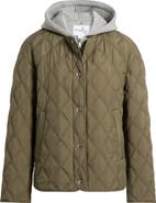 Sam Edelman Hoodie Bib Quilted Jacket