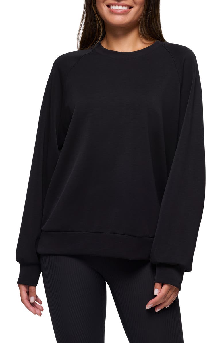 prAna Shea Crewneck Sweatshirt, Main, color, Black