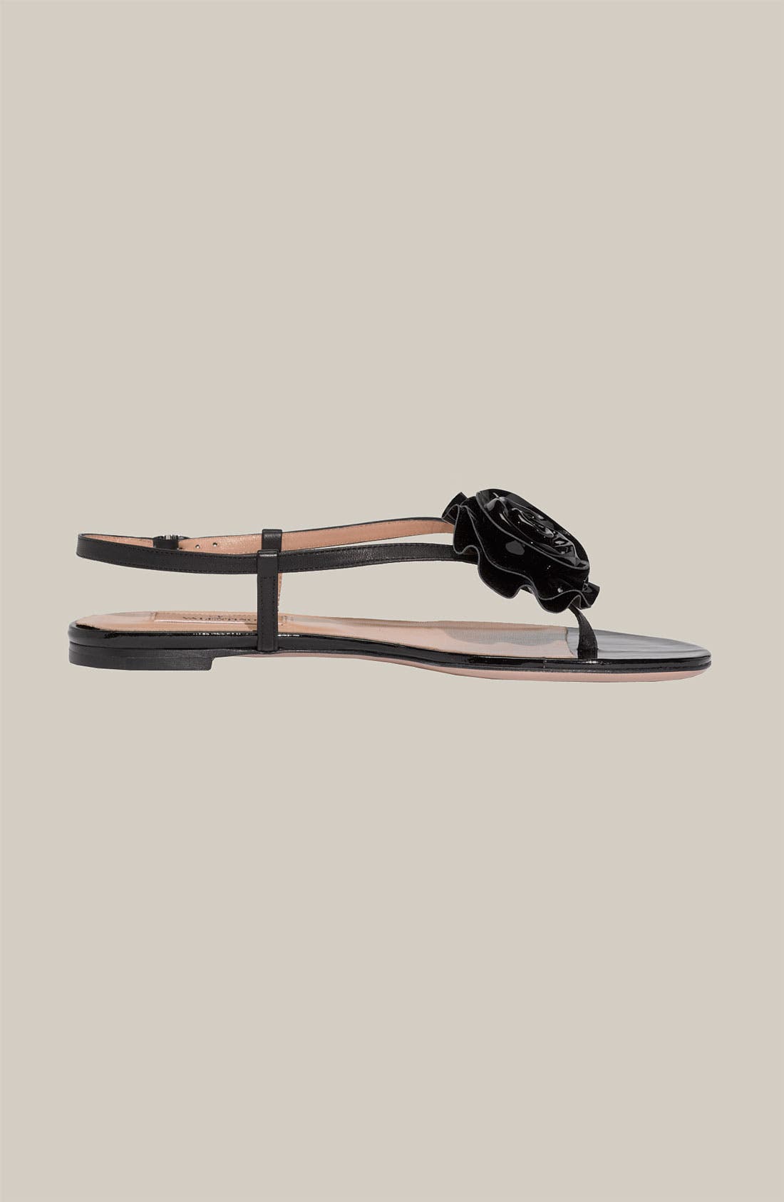 Valentino Garavani 'Petale' Thong Sandal, Alternate, color, 