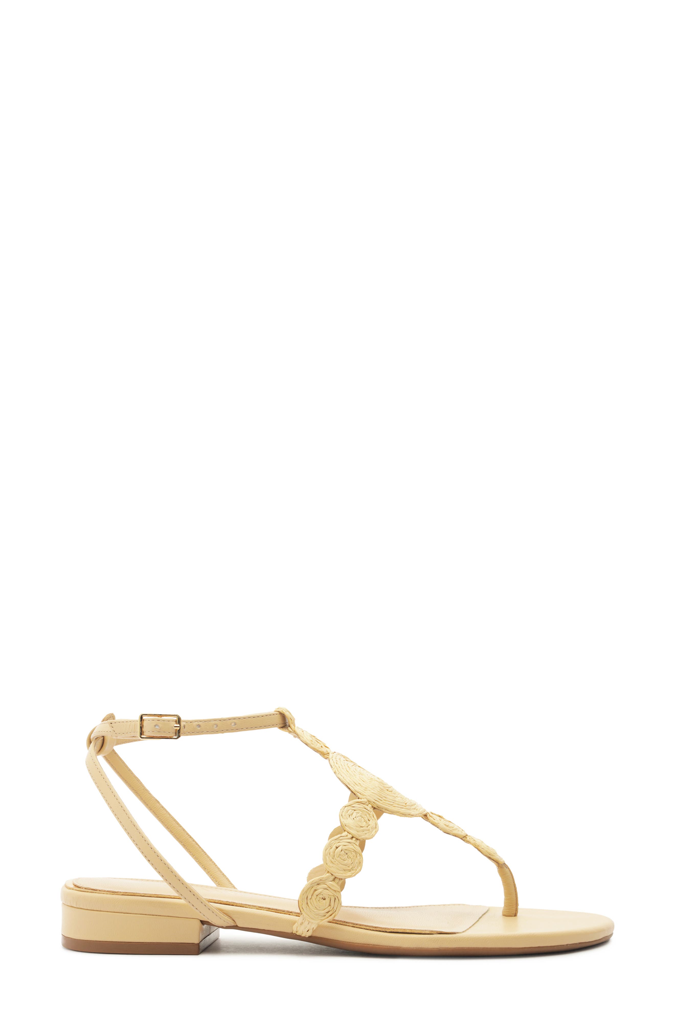 Arezzo Hayley Ankle Strap Sandal, Alternate, color, Natural
