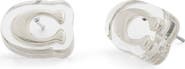 COACH Logo Stud Earrings