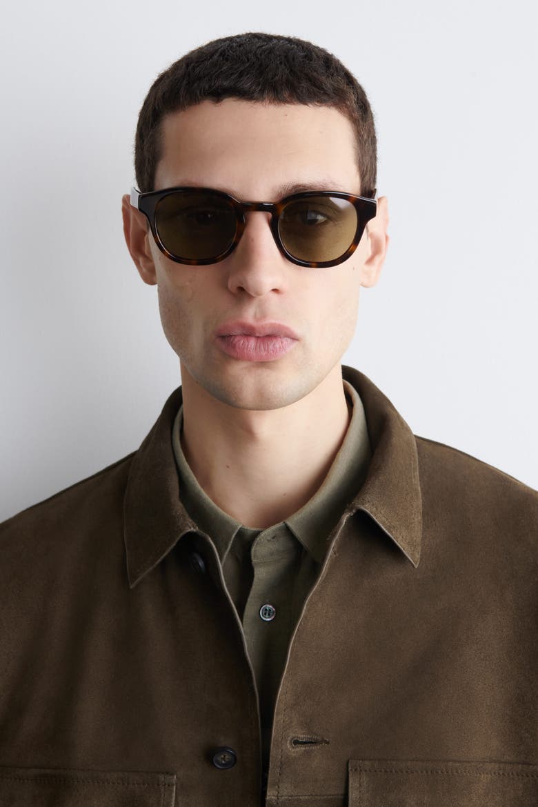 D-frame Sunglasses, Alternate, color, TORTOISESHELL