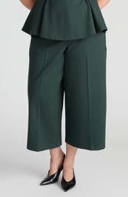 Universal Standard Wide Leg Ponte Crop Pants