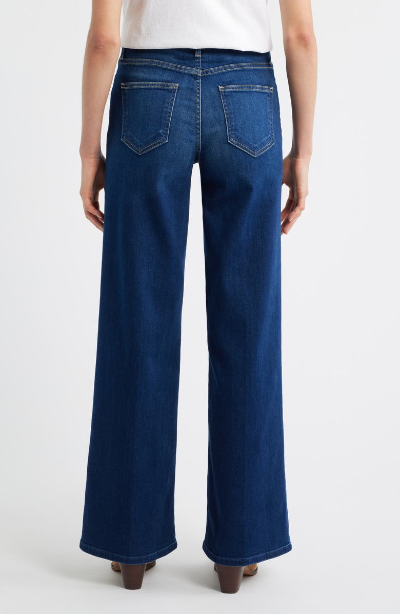 Frank & Eileen Galway Gaucho Jeans, Alternate, color, Blue Wash