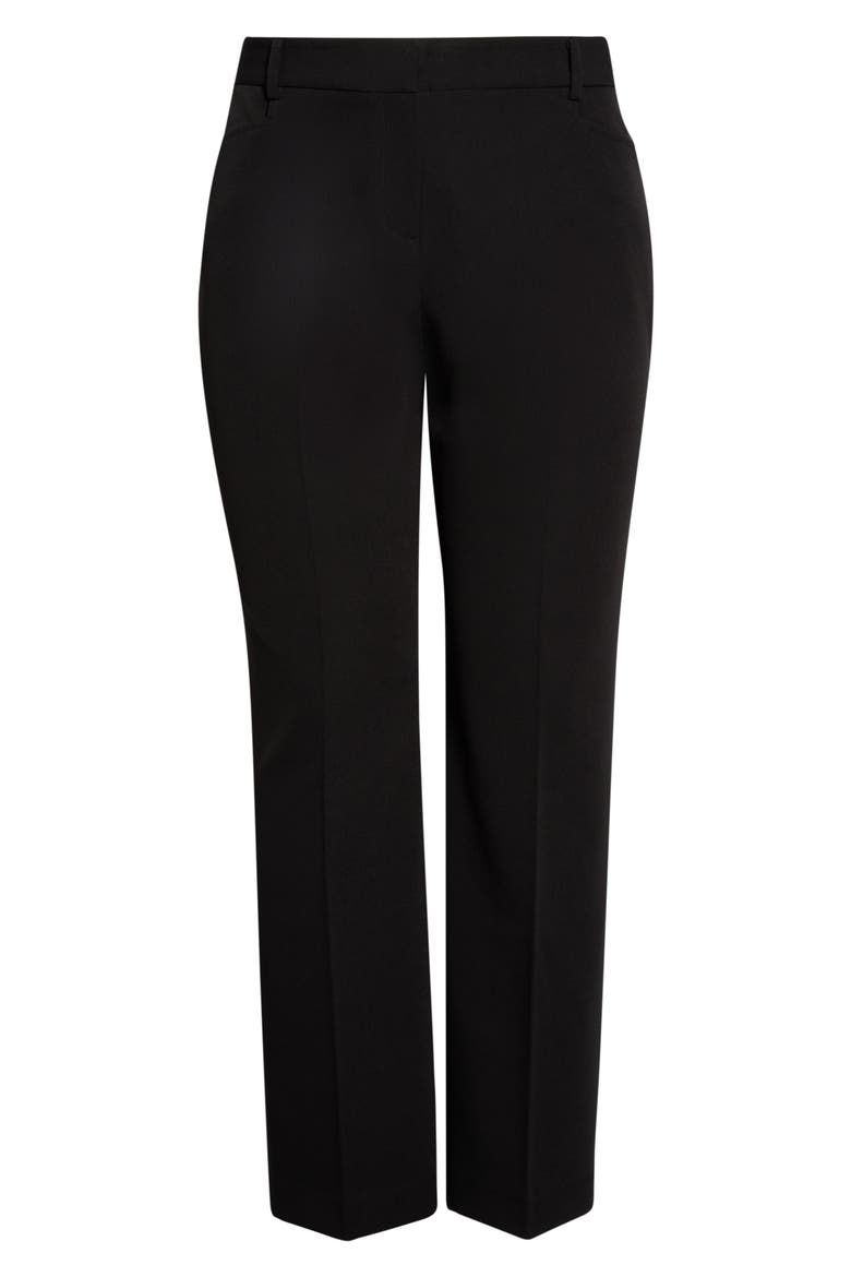 Crepe Pants, Main, color, BLACK