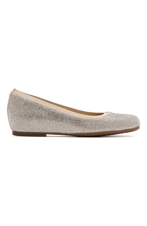 Abeo Cadence Ballet Flat In Gold Sparkle - Regular
