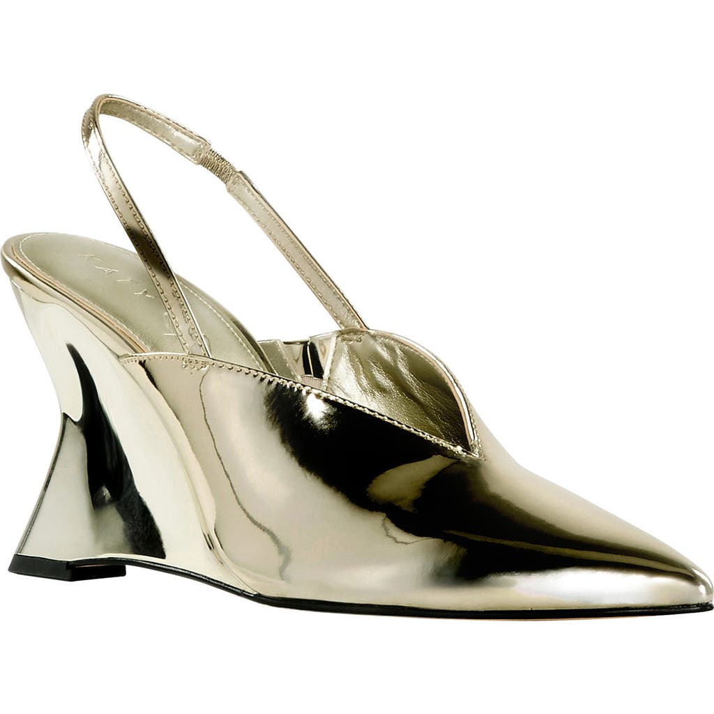 KATY PERRY KATY PERRY THE TRENDYGURL SLINGBACK POINTED TOE WEDGE SANDAL
