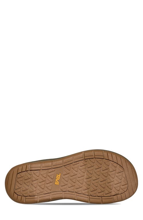 Teva Hurricane Flip Flop In Archive Ladder Dark Olive