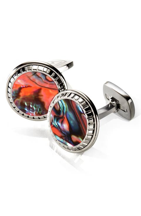 Abalone Cuff Links