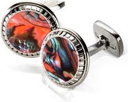 M-Clip® Abalone Cuff Links