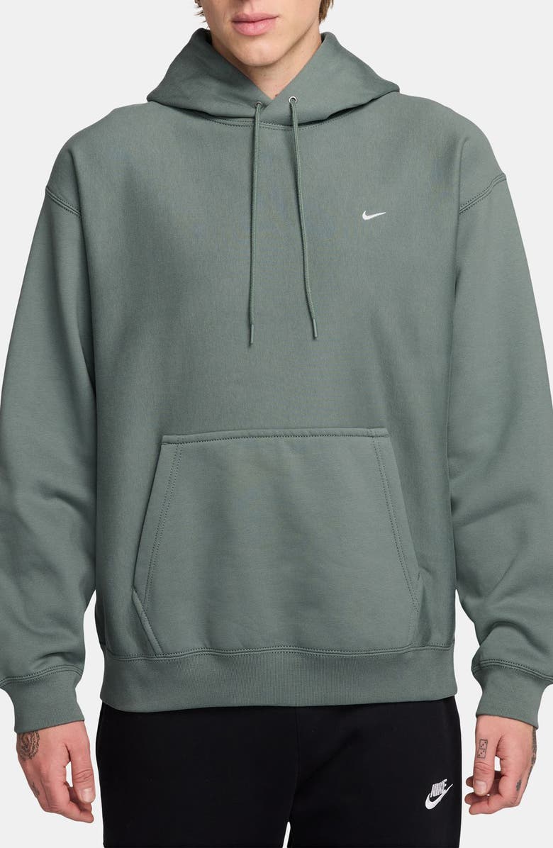 Nike Fleece Hoodie, Main, color, 364 Clygrn/White