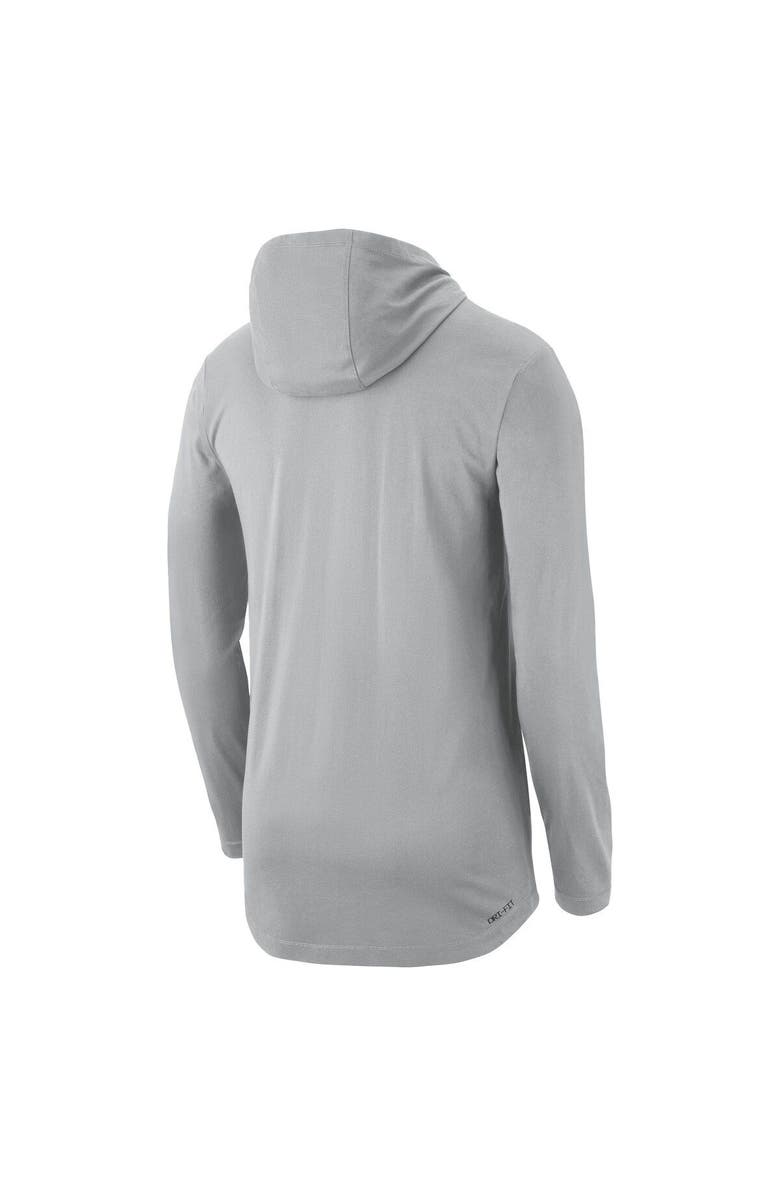 Nike Men's Nike Gray UCLA Bruins Campus Performance Hoodie Long Sleeve T-Shirt, Alternate, color, 