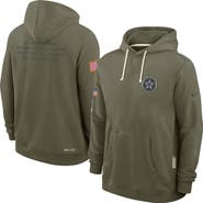 Nike Men's Nike Olive Dallas Cowboys 2025 Salute to Service Sideline Standard Issue Dri-FIT Hoodie