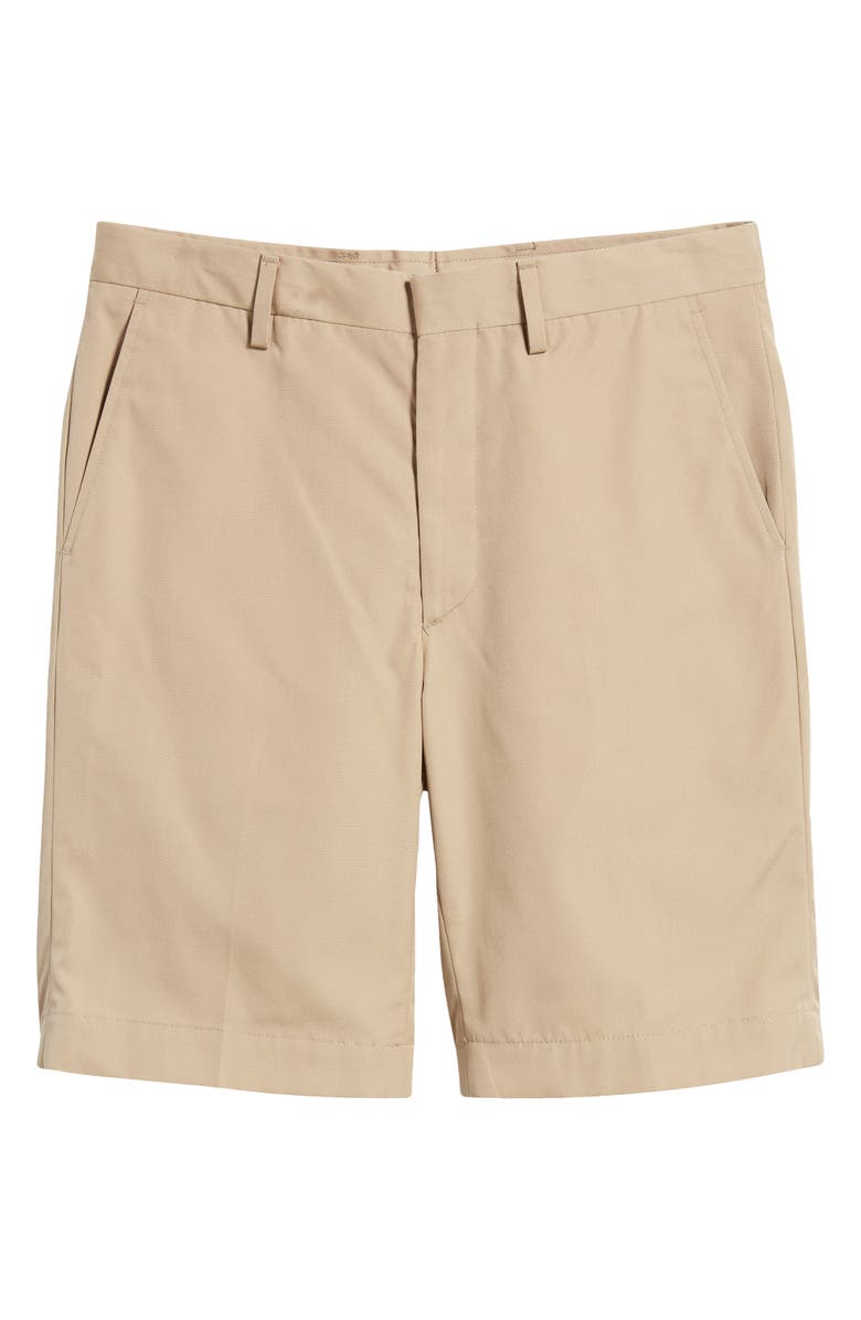 Berle Prime Flat Front Shorts, Alternate, color, Tan