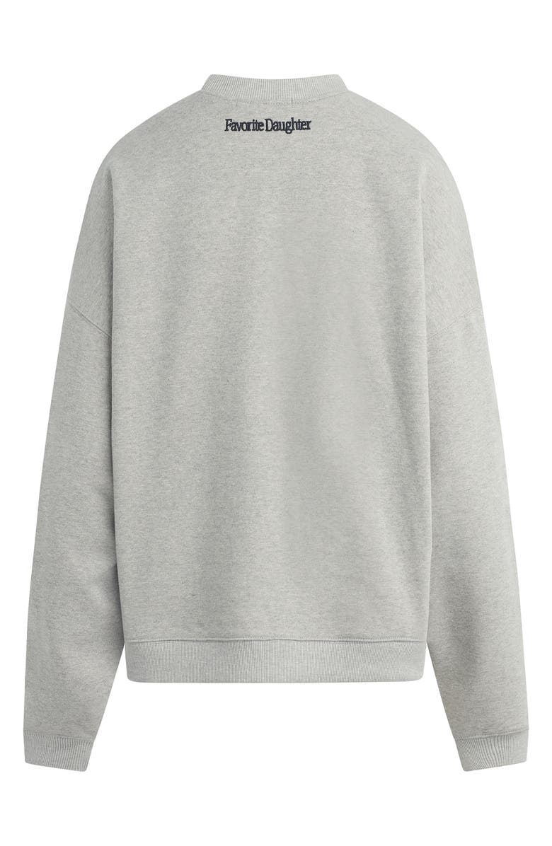 Favorite Daughter The Coaches Sweatshirt, Alternate, color, Heather Grey