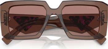 56mm Square Sunglasses