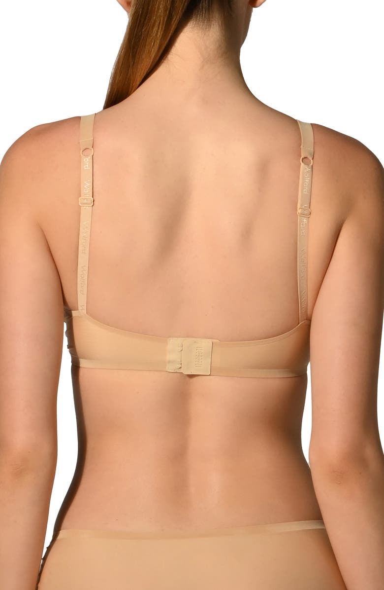 Wolford 3W Wireless Bra, Alternate, color, Clay