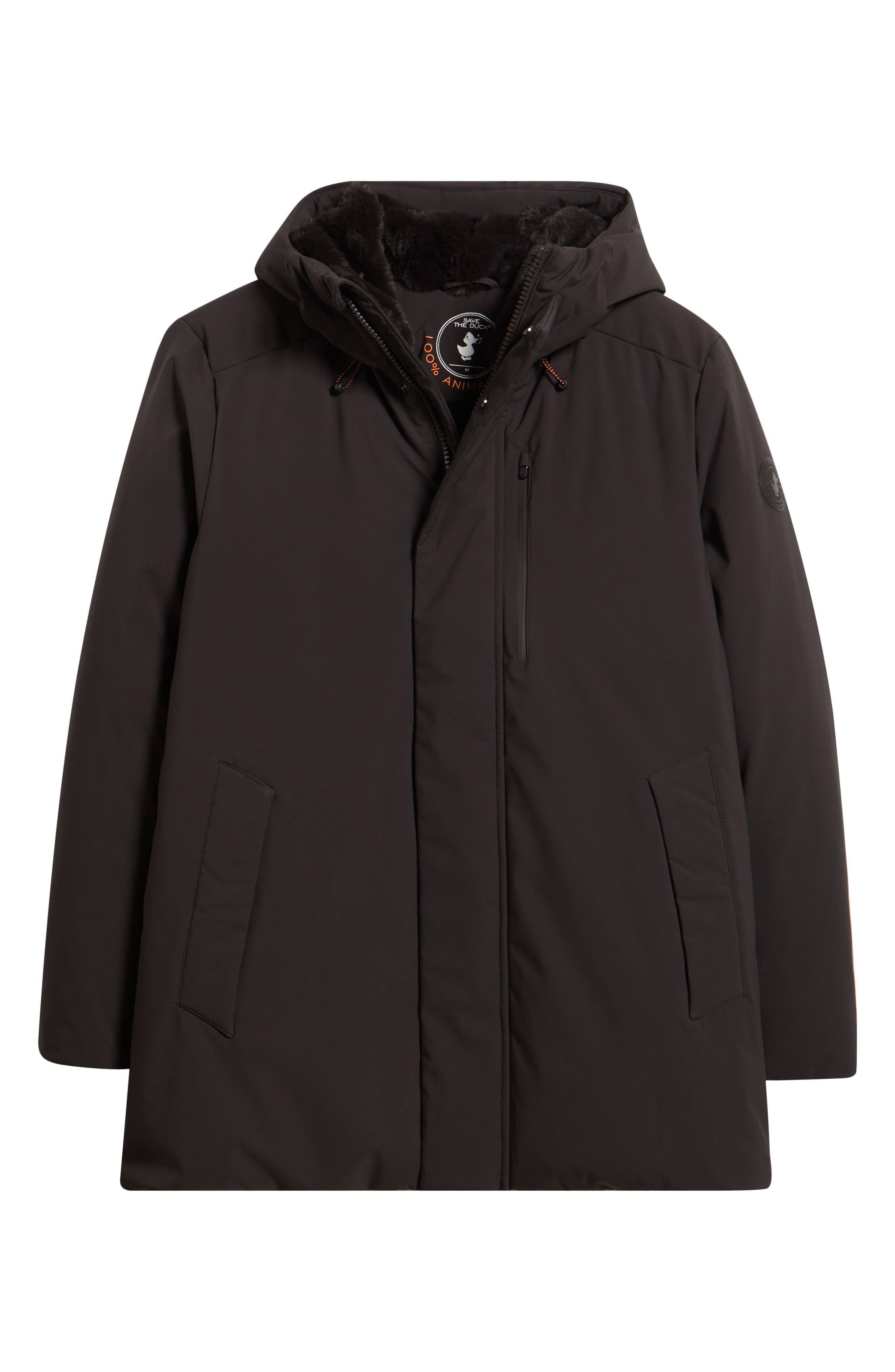 Save The Duck Antoine Faux Fur Lined Waterproof Hooded Parka (Men