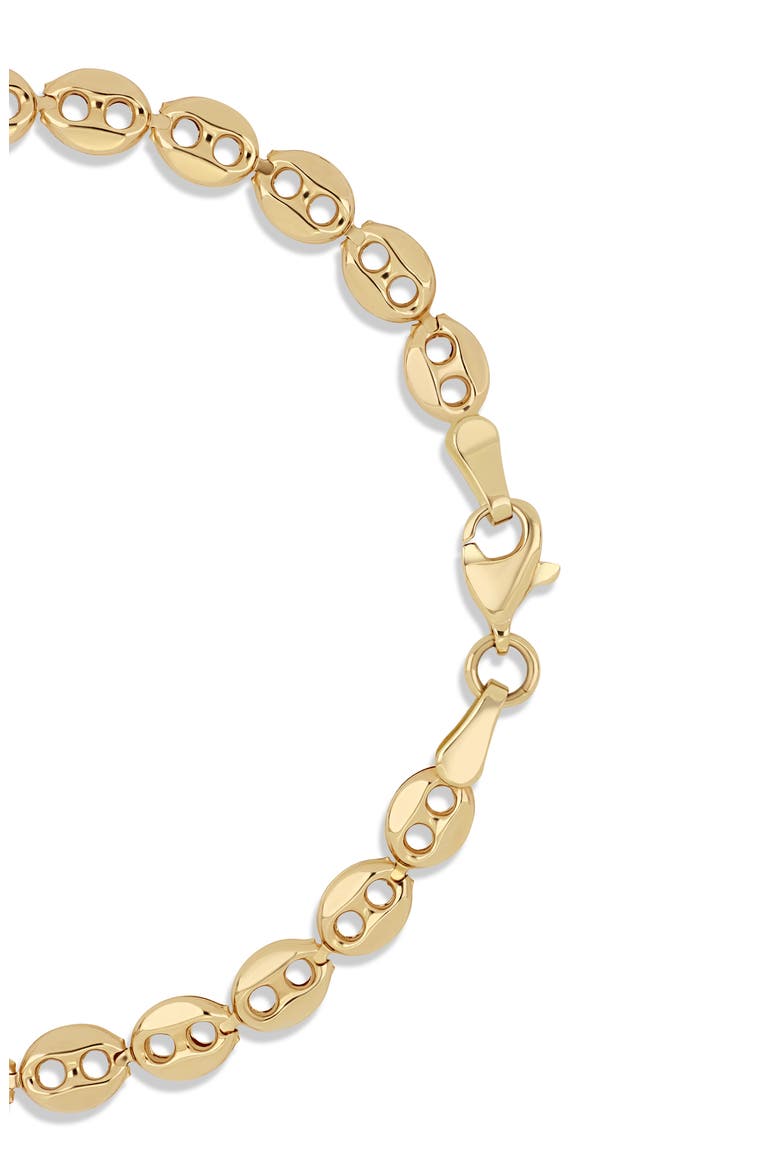 14K Gold Mariner Chain Bracelet, 4mm, Alternate, color, 14K YELLOW GOLD
