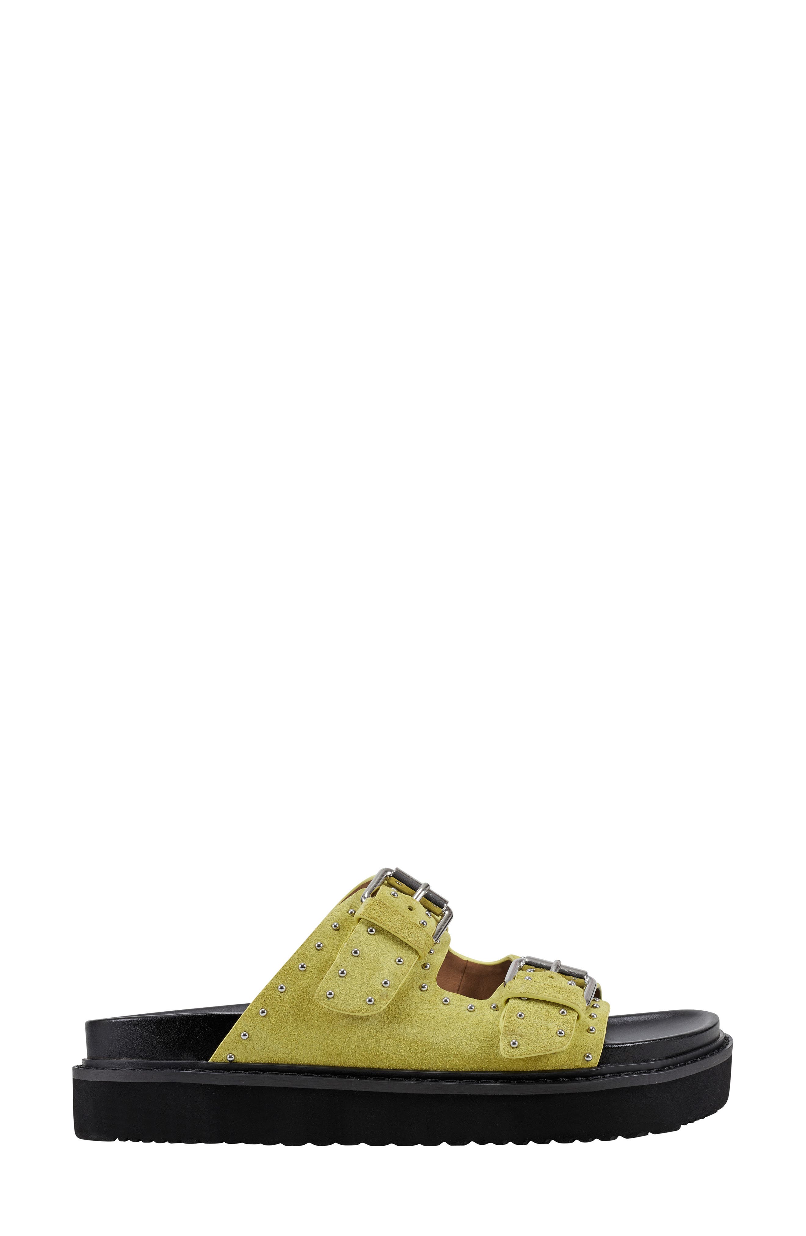 Agusta Slide Sandal, Alternate, color, LIGHT GREEN 330