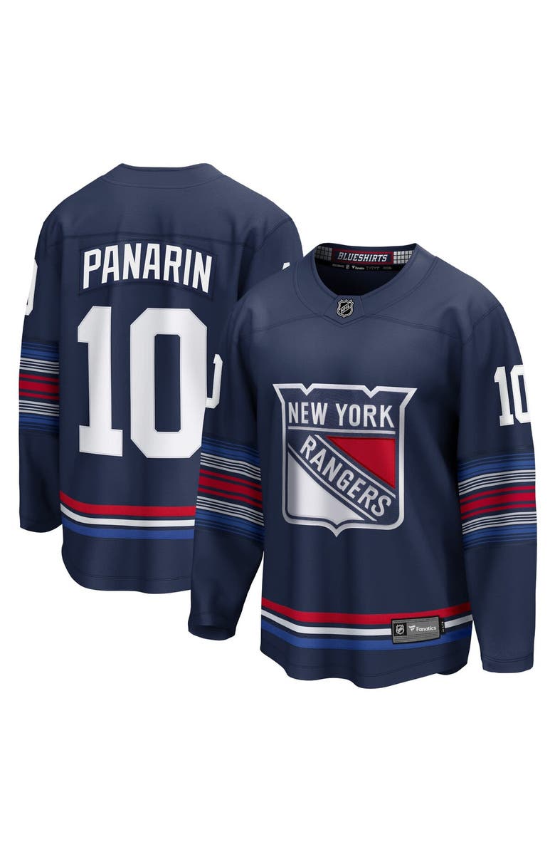FANATICS Men's Fanatics Artemi Panarin Navy New York Rangers Alternate Premier Breakaway Player Jersey, Main, color, 