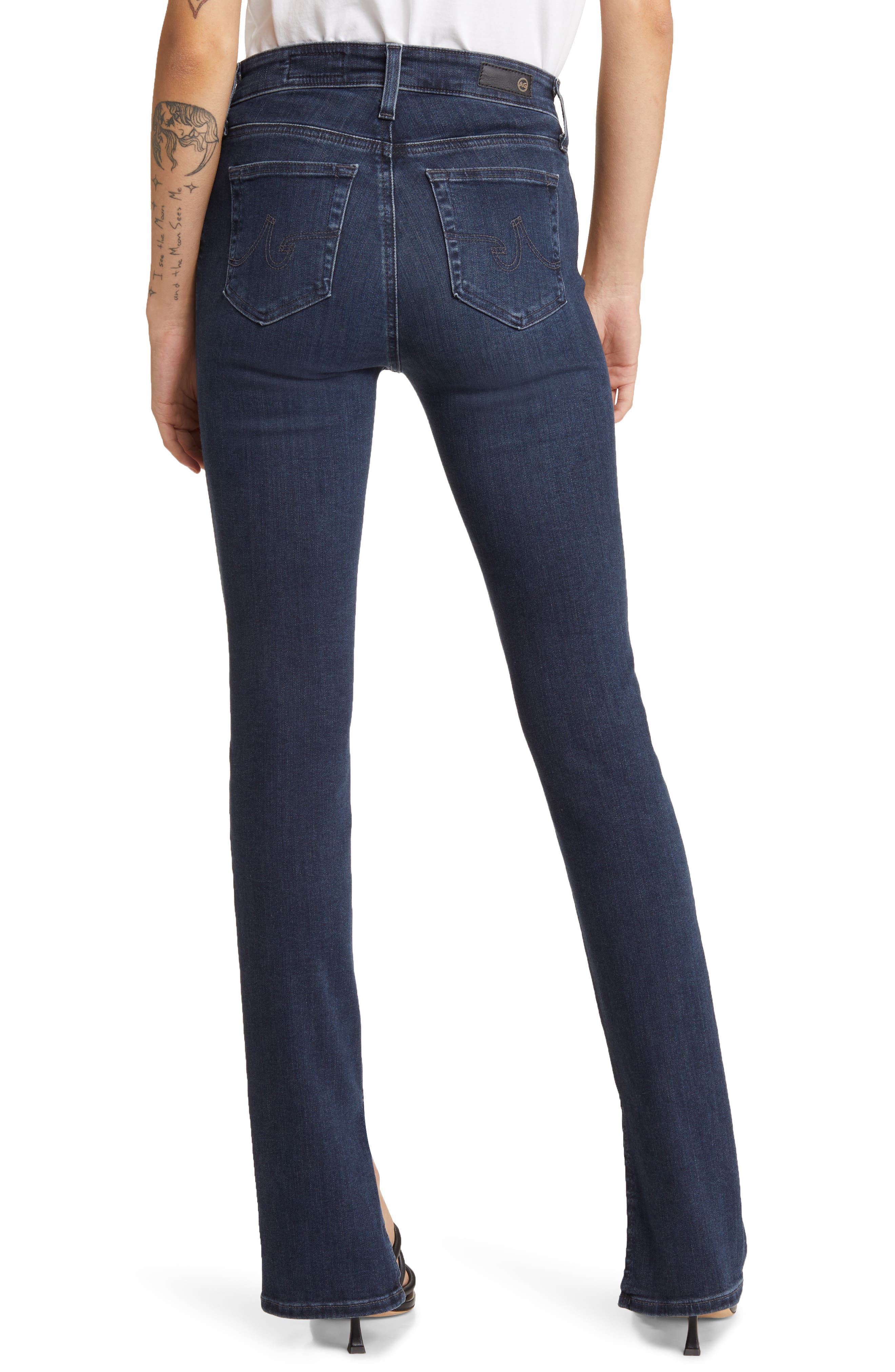 Mari High Waist Stretch Slim Straight Leg Jeans - image 2