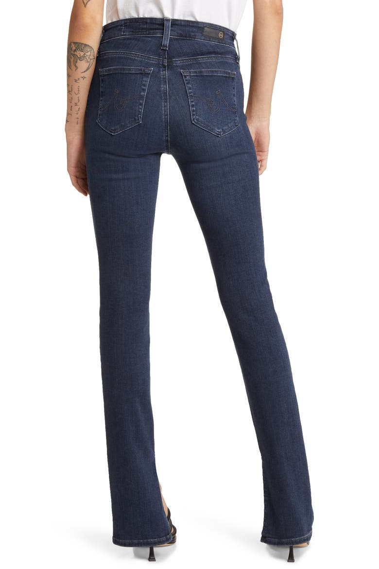 Mari High Waist Stretch Slim Straight Leg Jeans, Alternate, color, EMPIRE