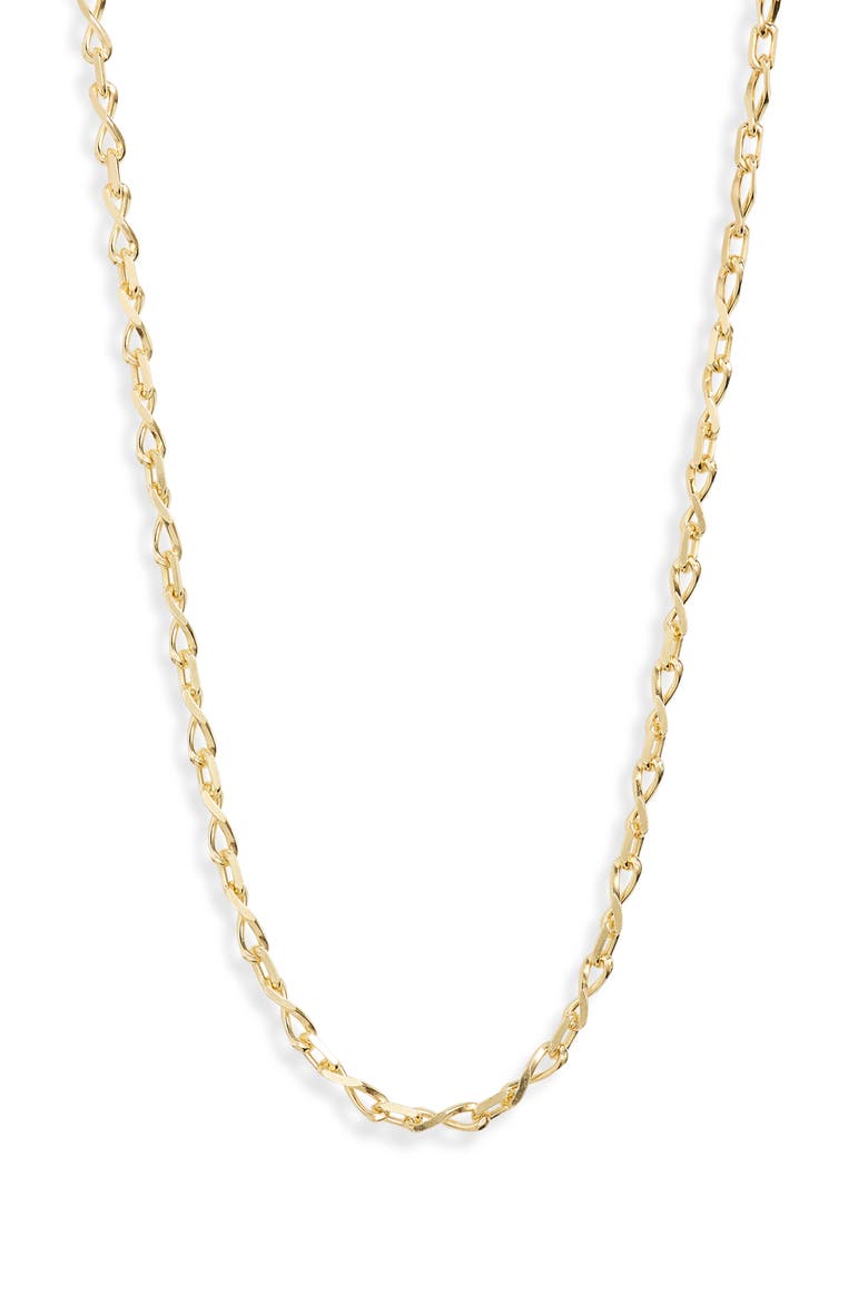 Rope Chain Necklace, Main, color, GOLD