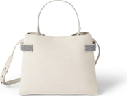 Brunello Cucinelli Suede Top-Handle Essence bag