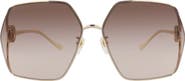 Gucci 64mm Oversize Square Sunglasses