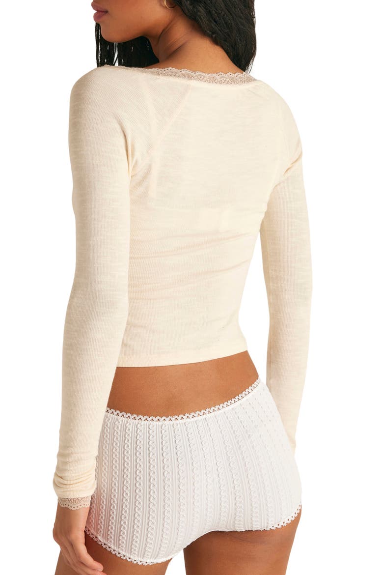 Intimately FP A Little Bit Layering Long Sleeve Top, Alternate, color, TOASTED EGGNOG