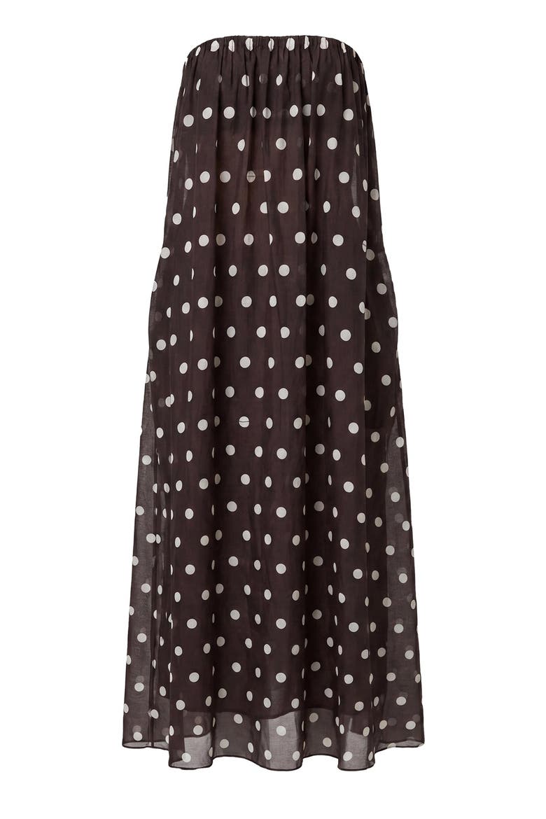 Lindy Dress, Alternate, color, Espresso / Ivory Polka Dot