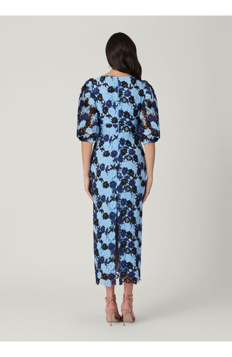 Shoshanna Midnight Lanier Paulinia Lace Dress, Alternate, color, Tonal Blue