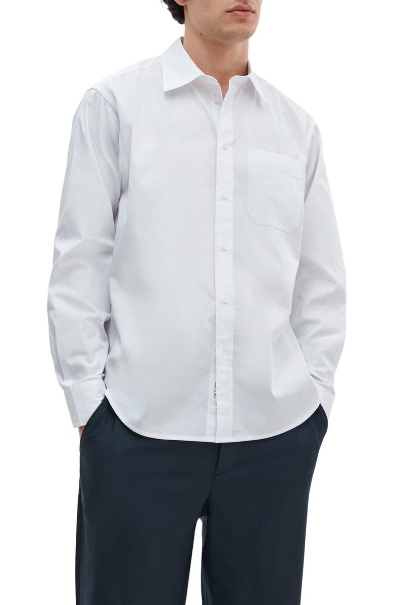 rag & bone Relaxed Fit Cotton Poplin Button-Up Shirt, Main, color, 