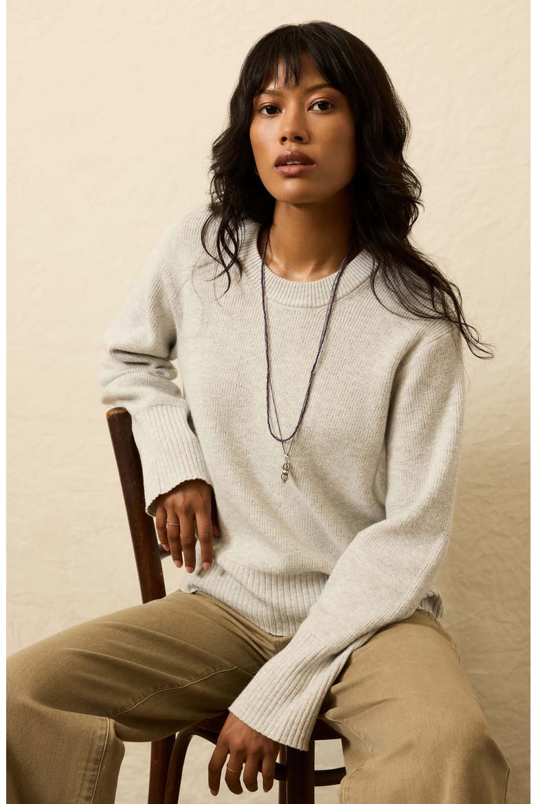 Jackson Crewneck Sweater, Alternate, color, ICE GREY HEATHER