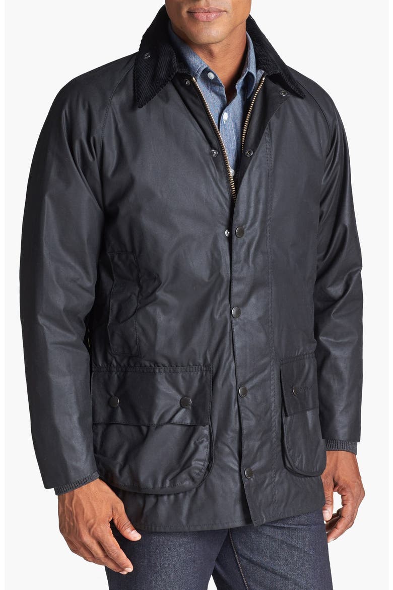'Beaufort' Regular Fit Weatherproof Waxed Jacket video