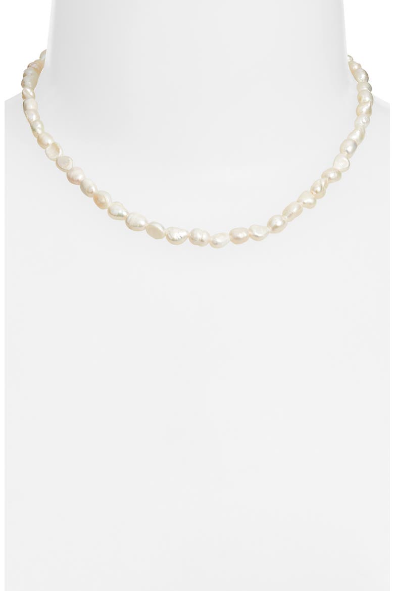 Anamarie Freshwater Pearl Necklace, Alternate, color, WHITE