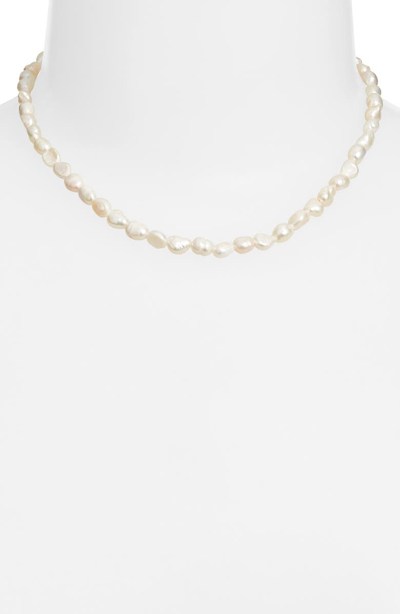 Child of Wild Anamarie Freshwater Pearl Necklace, Alternate, color, White