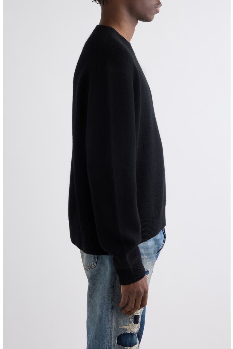Klimis Cashmere Blend Sweater, Alternate, color, BLACK