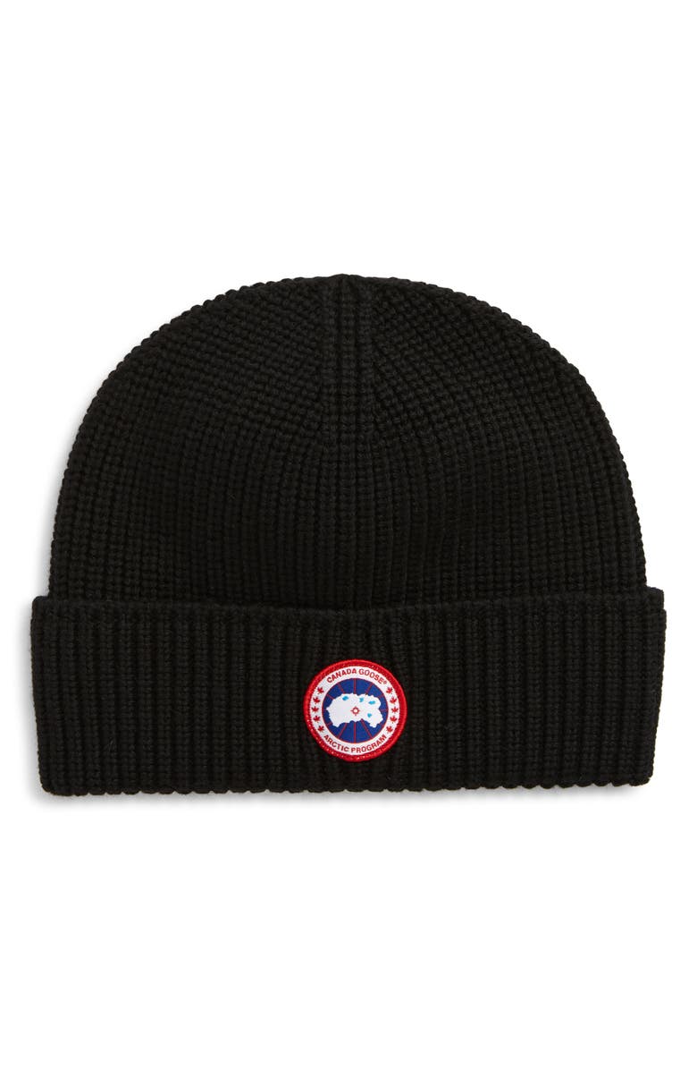 Canada Goose Arctic Disc Ribbed Toque Beanie, Main, color, 