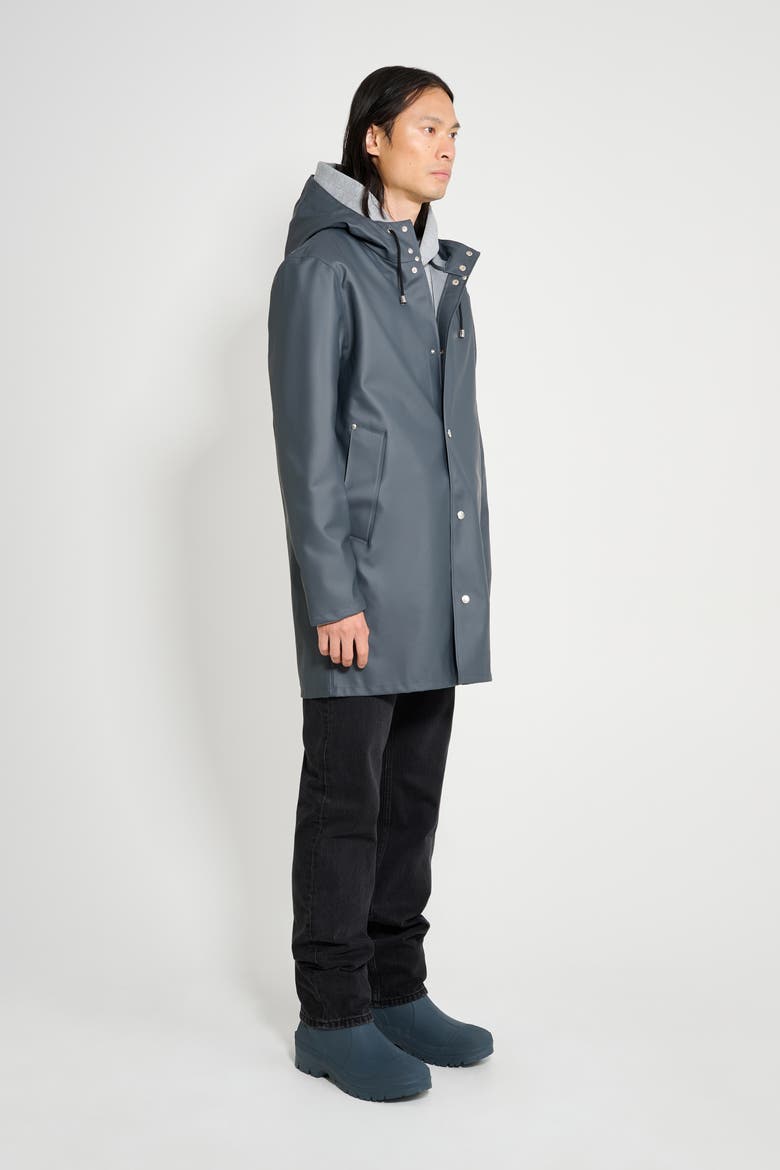 Stockholm Lightweight Raincoat, Alternate, color, Charcoal