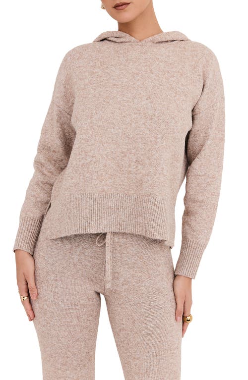 Mistress Rocks Boxy Sweater Hoodie In Gravel