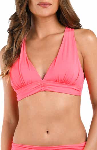 La Blanca Shirred Bikini Top