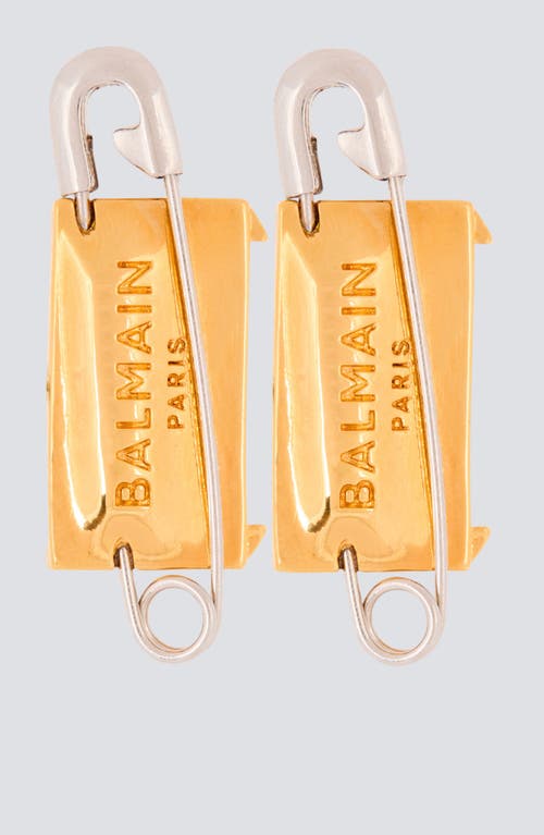 Balmain Safety Pin Earrings